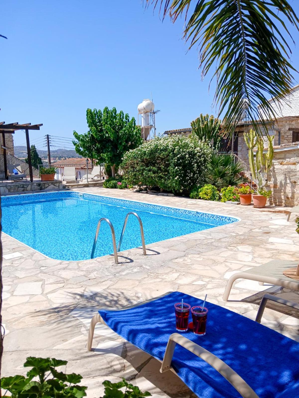 Athena'S Pool Oasis Apartment Skarinou Екстериор снимка